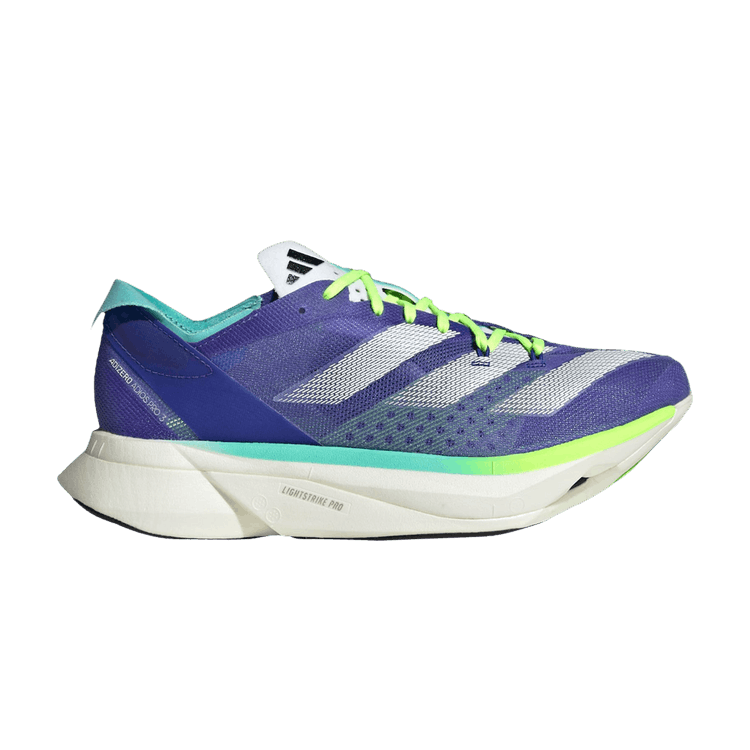 adidas Wmns Adizero Adios Pro 3 'Cobalt Blue Lucid Lemon' — Cobalt Blue/Zero Metallic/Lucid Lemon