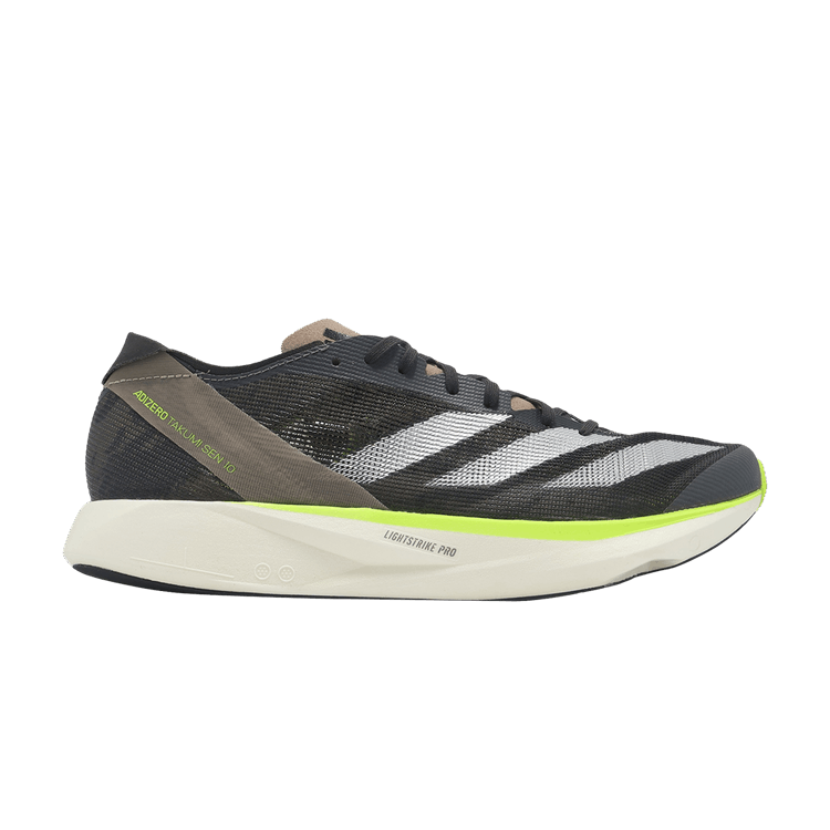 adidas Adizero Takumi Sen 10 'Charcoal Chalky Brown' — Charcoal/Silver Metallic/Chalky Brown
