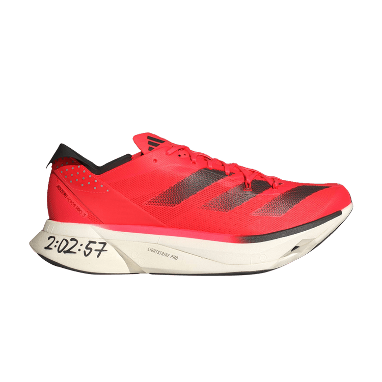adidas Adizero Adios Pro 3 'Scarlet Black' — Solar Red/Core Black/Better Scarlet