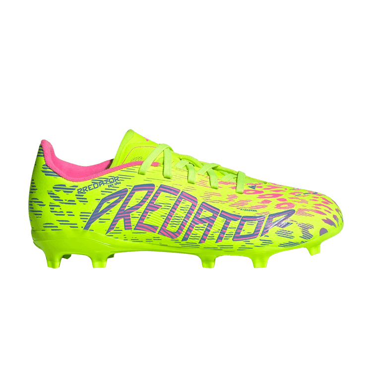 adidas Predator 24 League FG MG K 'Mystic Victory Pack' — Lucid Lemon/Blue Fusion/Lucid Pink