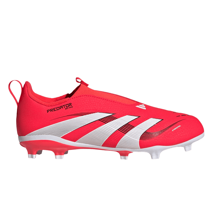 adidas Predator League Laceless FG MG K 'Pure Victory Pack' — Lucid Red/Cloud White/Core Black