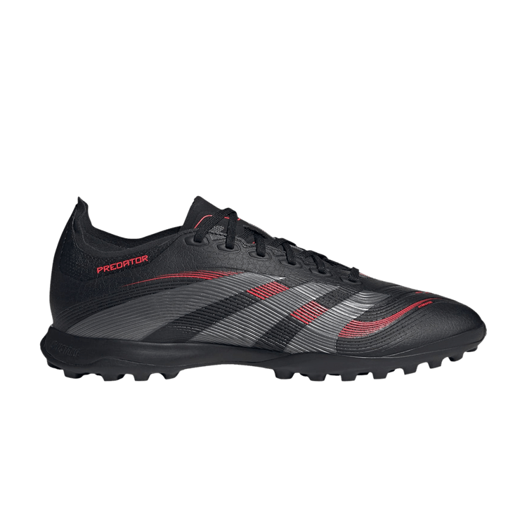 adidas Predator 24 League TF 'Stealth Victory Pack' — Core Black/Grey Four/Lucid Red