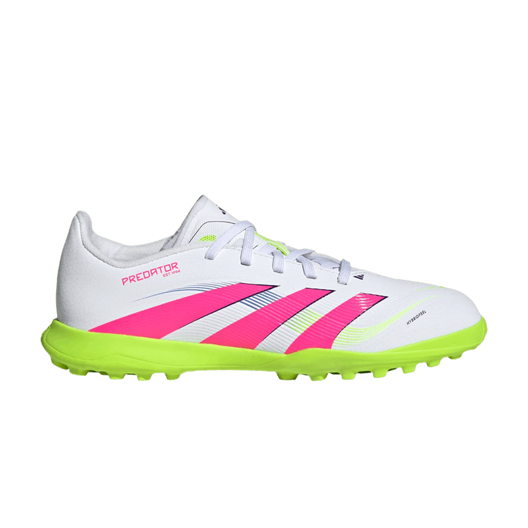 adidas Predator 24 League TF K 'Celestial Victory Pack' — Cloud White/Lucid Pink/Lucid Lemon