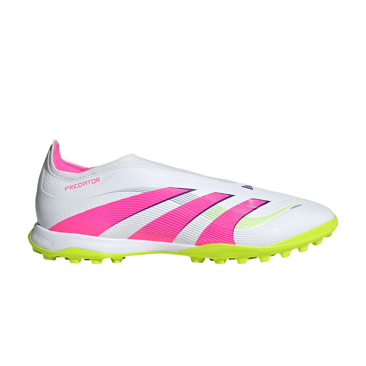 adidas Predator 24 League Laceless TF 'Celestial Victory Pack' — Cloud White/Lucid Pink/Lucid Lemon