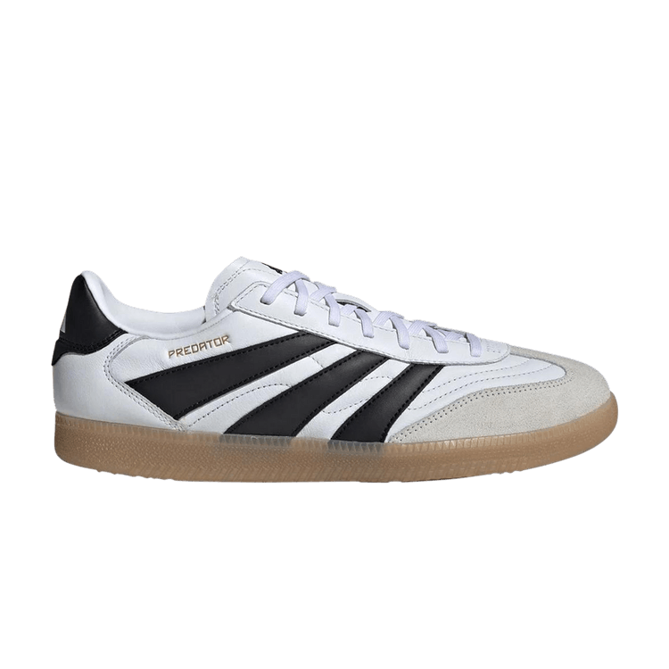 adidas Predator 24 League Low Freestyle 'White Black Gum' — Cloud White/Core Black/Gold Metallic