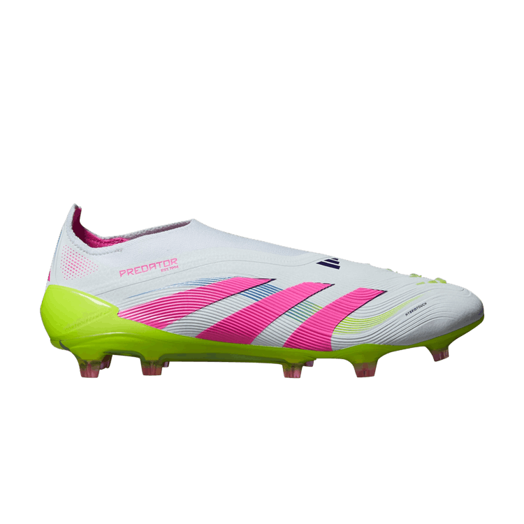 adidas Predator 24 Elite Laceless FG 'Celestial Victory Pack' — Cloud White/Lucid Pink/Lucid Lemon