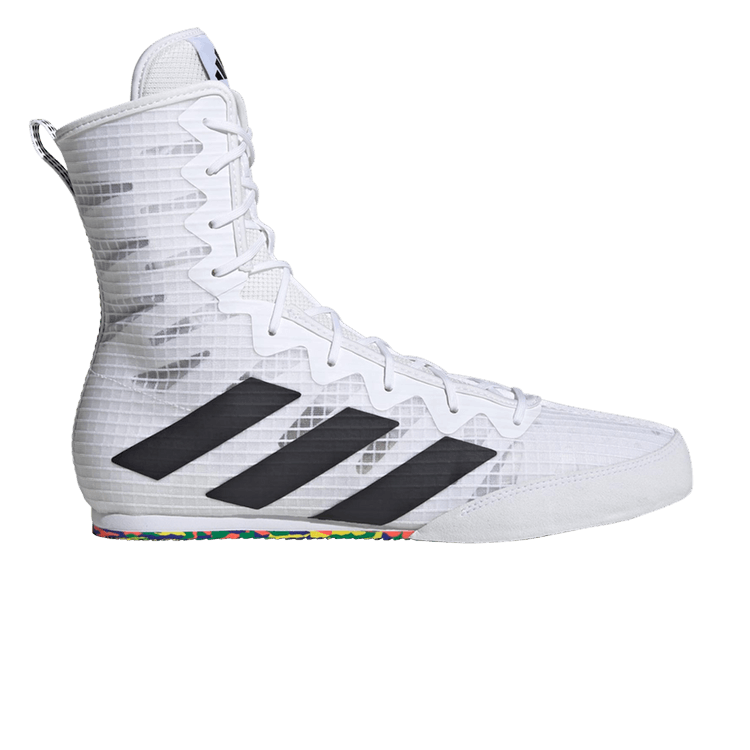 adidas Box Hog 4 'Multi-Color Sole' — Cloud White/Core Black/Cloud White