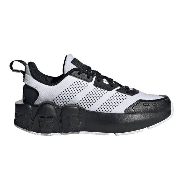 Star Wars x adidas Tech Runner K 'Darth Vader And Storm Troopers - White Black' — Core Black/Core Black/Cloud White