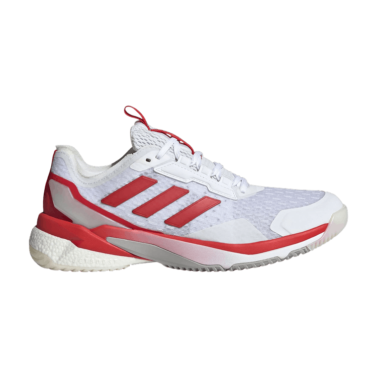 Adidas Wmns Crazyflight 5 Indoor 'White Scarlet' — Cloud White/Better Scarlet/Matte Silver