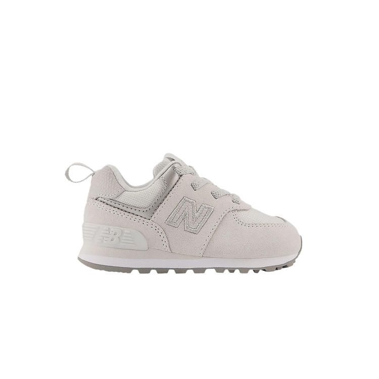 New Balance 574 Bungee Lace Toddler 'Summer Fog' — Summer Fog/Silver Metallic