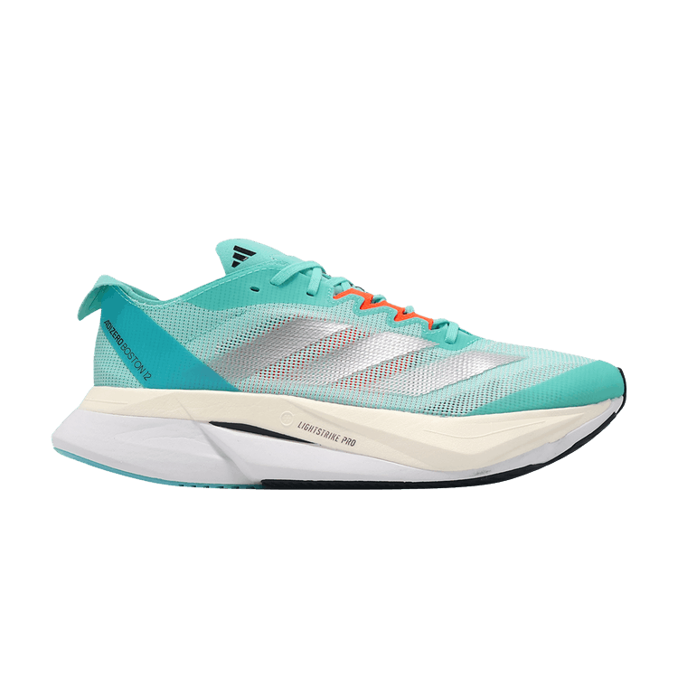 Adidas Wmns Adizero Boston 12 'Flash Aqua' — Flash Aqua/Silver Metallic/Light Aqua
