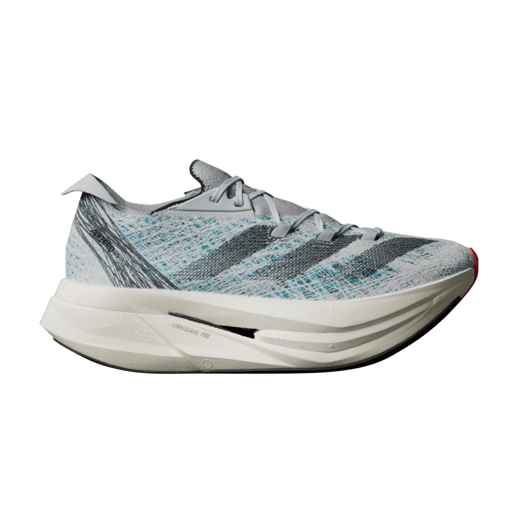 adidas Adizero Prime X 2.0 Strung 'Wonder Silver' — Wonder Silver/Core Black/Bright Red