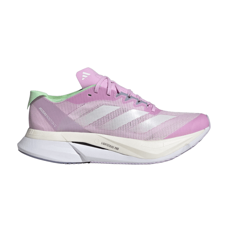 Adidas Wmns Adizero Boston 12 'Bliss Lilac' — Bliss Lilac/Zero Metallic/Semi Green Spark