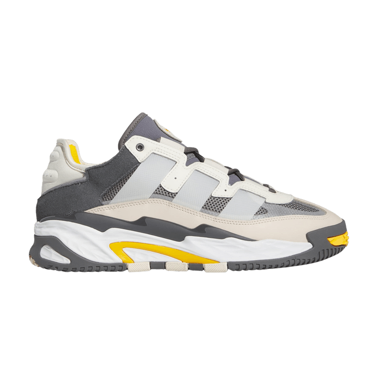 Adidas Niteball 'Grey Yellow' — Grey Four/Cloud White/Halo Ivory