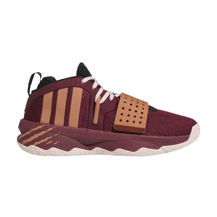 adidas Dame 8 EXTPLY 'Legends Unleased - Foo Lion' — Burgundy/Dusty Pink/Orange