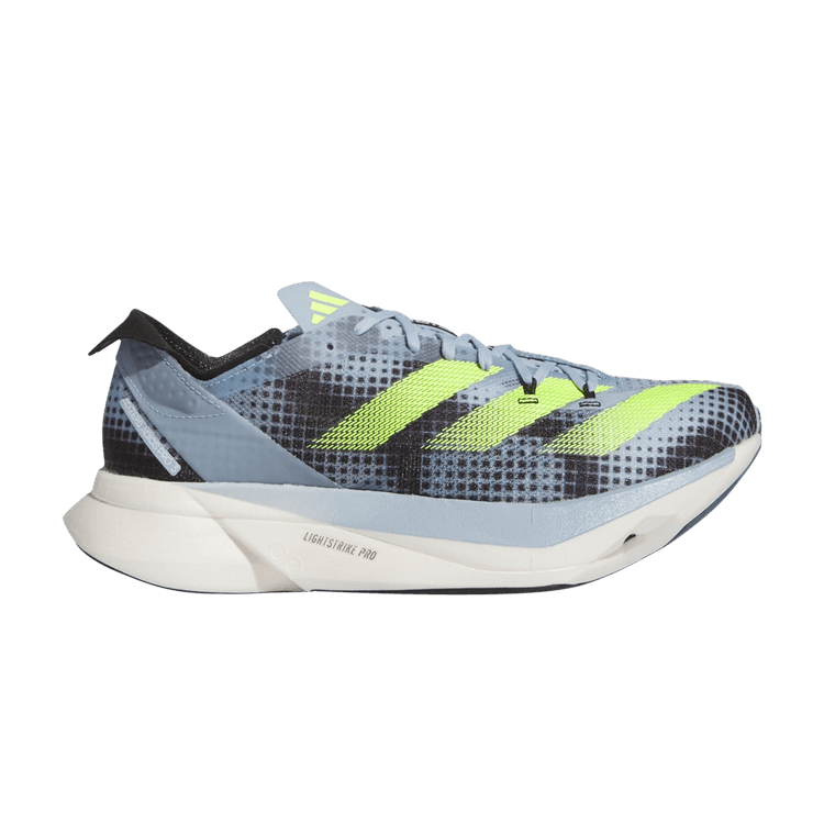 Adidas Wmns Adizero Adios Pro 3 'Wonder Blue Lucid Lemon' — Wonder Blue/Core Black/Lucid Lemon