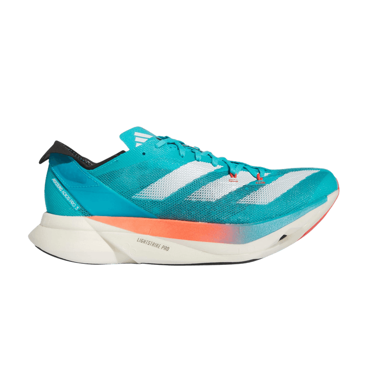 adidas Wmns Adizero Adios Pro 3 'Lucid Cyan White' — Lucid Cyan/Cloud White/Bright Red