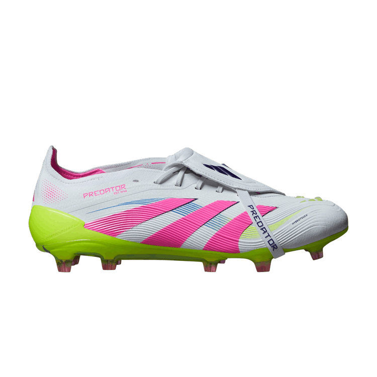 adidas Predator 24 Elite Foldover Tongue FG 'Celestial Victory Pack' — Cloud White/Lucid Pink/Lucid Lemon