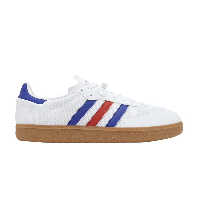 Adidas Velosamba Made With Nature 'White Lucid Blue Scarlet' — Cloud White/Lucid Blue/Better Scarlet