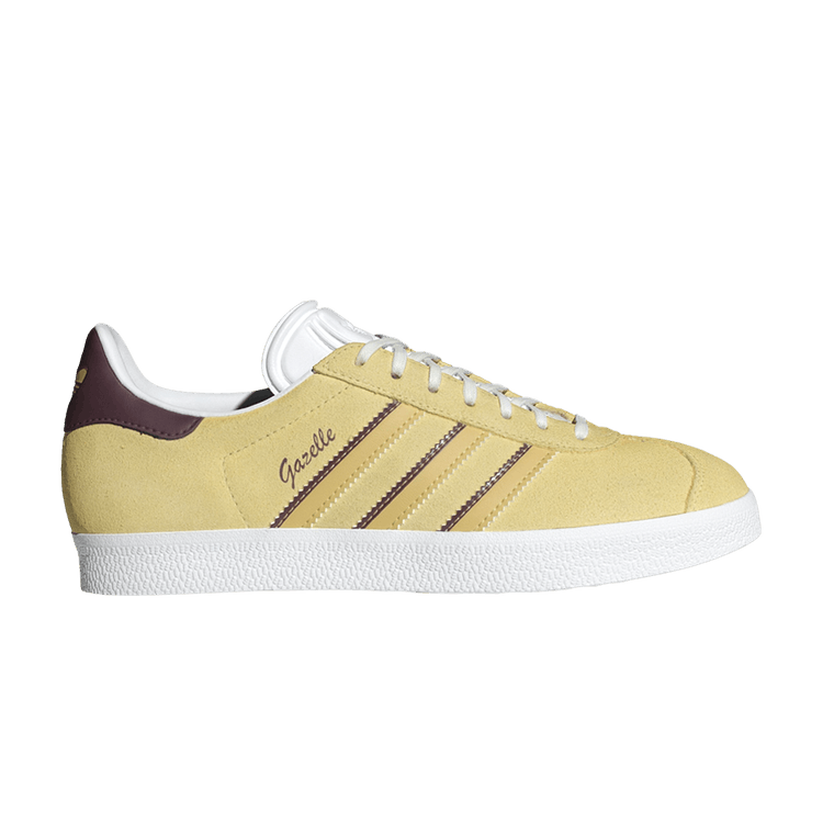 adidas Wmns Gazelle 'Almost Yellow Maroon' — Almost Yellow/Oat/Maroon