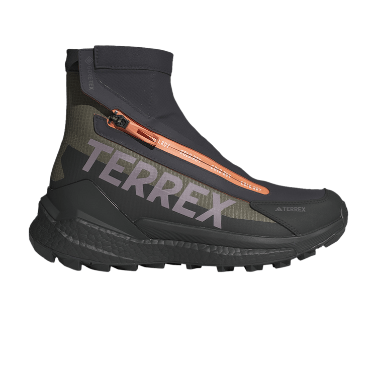 adidas Wmns Terrex Free Hiker 2 Cold.RDY GORE-TEX 'Black Olive Strata Amber' — Olive Strata/Preloved Fig/Amber Tint