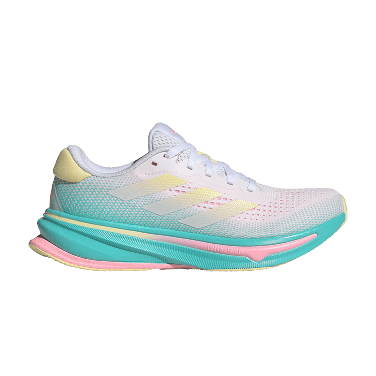 adidas Wmns Supernova Rise 'White Yellow Flash Aqua' — Cloud White/Almost Yellow/Flash Aqua