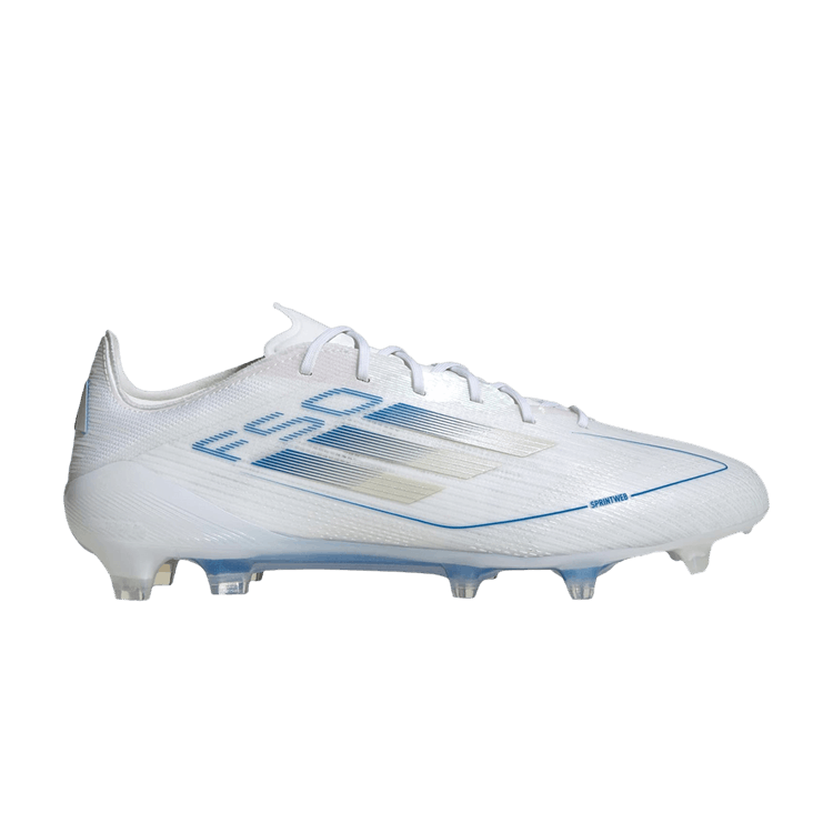 adidas Adizero F50 Elite FG 'Polar Victory Pack' — Cloud White/Pearl Metallic/Cloud White