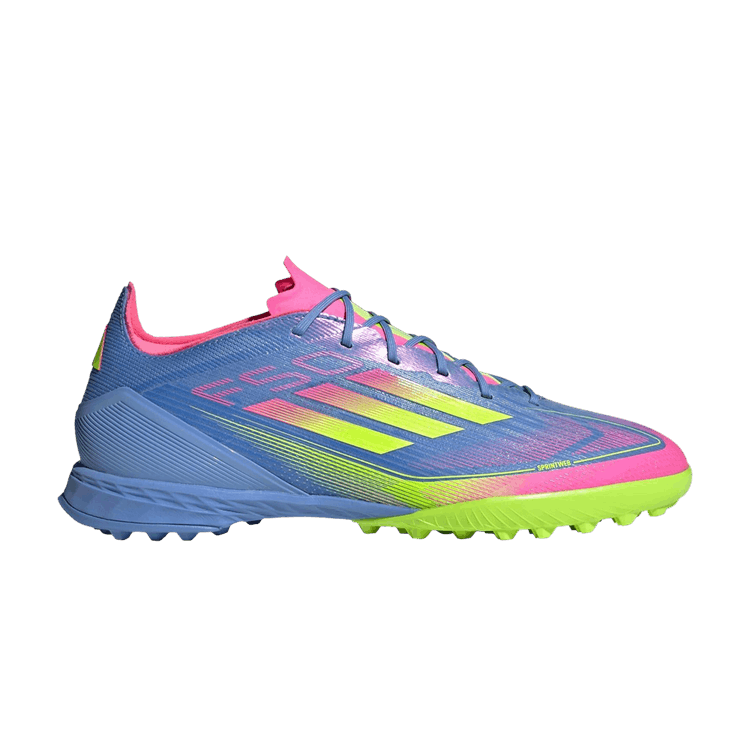 adidas Adizero F50 Pro TF 'Celestial Victory Pack' — Blue Fusion/Lucid Lemon/Lucid Pink
