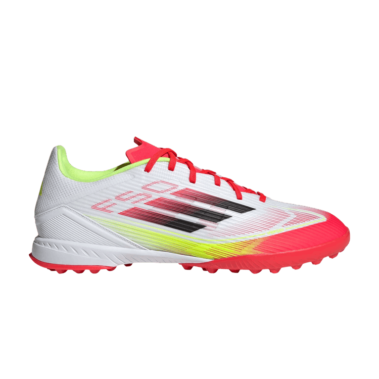 adidas Adizero F50 League TF 'Pure Victory Pack' — Cloud White/Core Black/Solar Yellow
