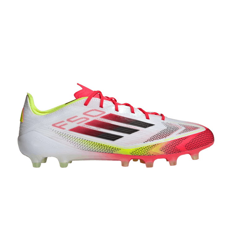 adidas Adizero F50 Elite AG 'Pure Victory Pack' — Cloud White/Core Black/Solar Yellow