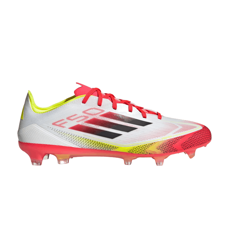 adidas Adizero F50 Pro FG 'Pure Victory Pack' — Cloud White/Core Black/Solar Yellow