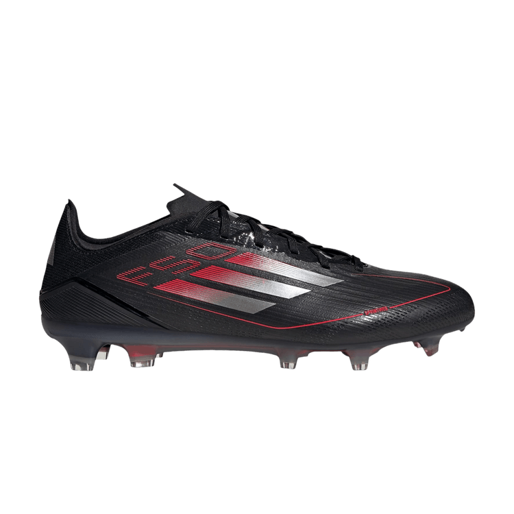 adidas Adizero F50 Pro FG 'Stealth Victory Pack' — Core Black/Iron Metallic/Lucid Red