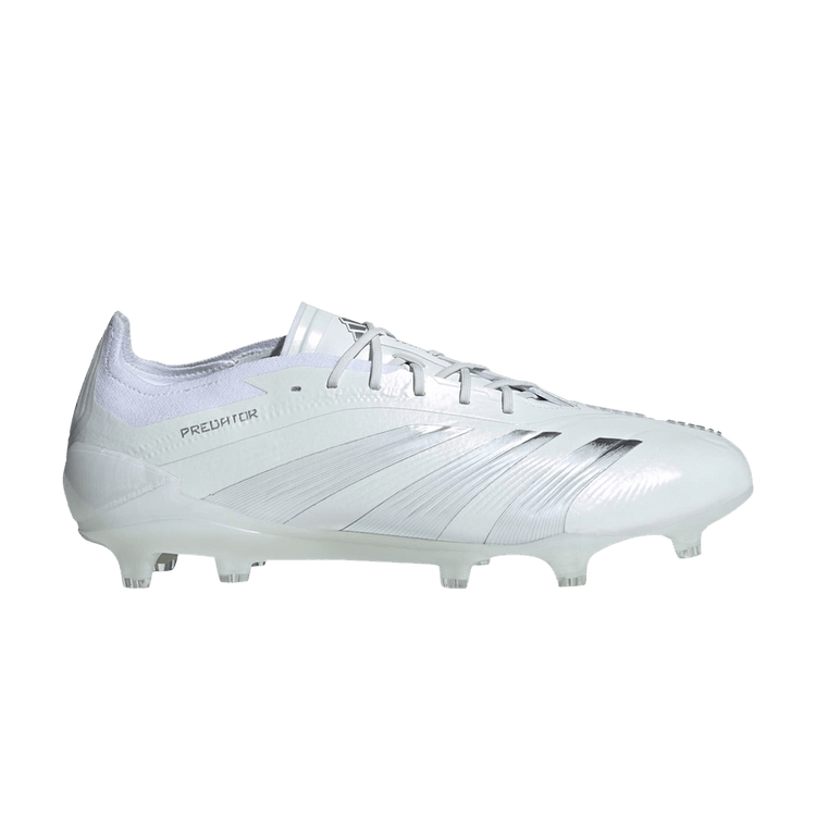 adidas Predator 24 Elite Low FG 'Pearlized Pack' — Cloud White/Silver Metallic/Cloud White