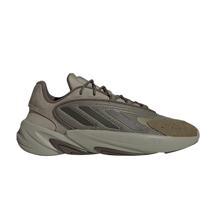 Adidas Ozelia 'Silver Pebble Focus Olive' — Silver Pebble/Shadow Olive/Focus Olive