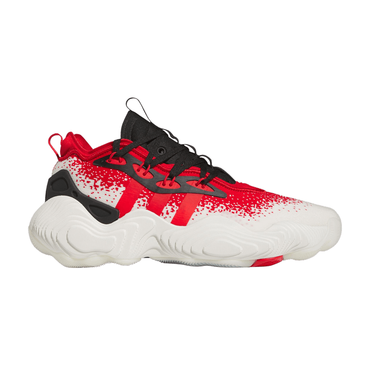 Adidas Trae Young 3 'Vivid Red' — Off White/Vivid Red/Core Black
