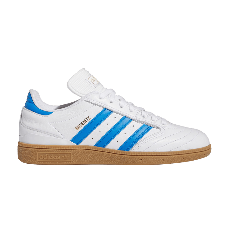 adidas Busenitz 'White Blue Bird' — Cloud White/Blue Bird/Gold Metallic