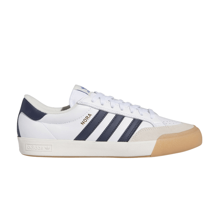 adidas Nora 'White Collegiate Navy Gum' — Cloud White/Collegiate Navy/Chalk White