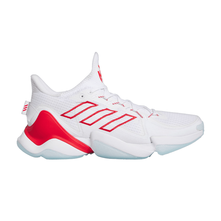 Adidas Mahomes 1 Impact FLX 'White Team Collegiate Red' — Cloud White/Team Collegiate Red/Cloud White