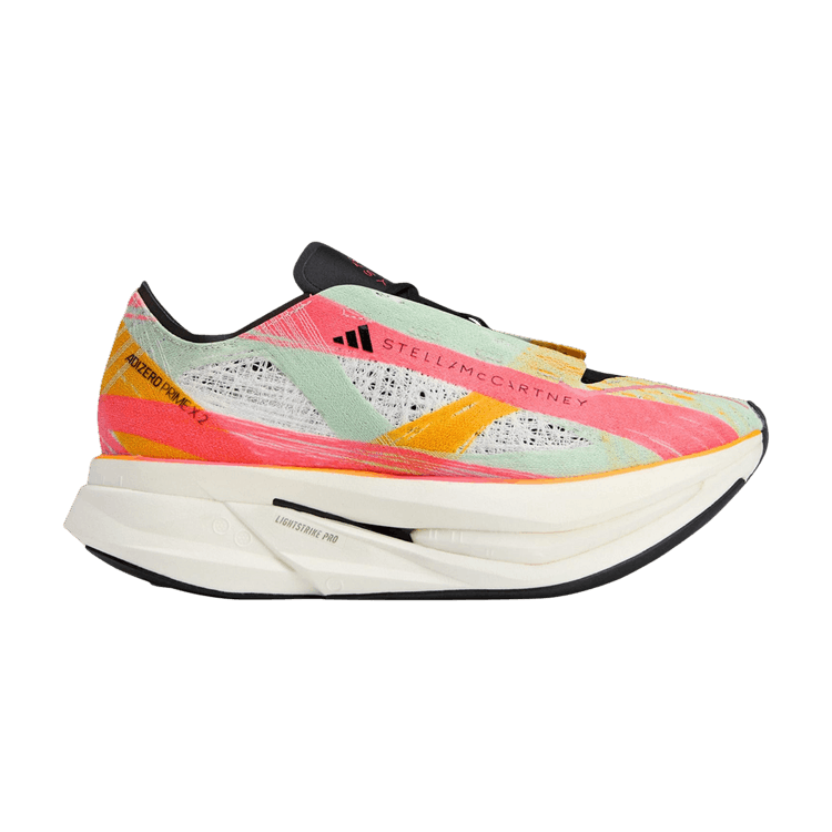Stella McCartney x adidas Wmns Adizero Prime X 2.0 Strung 'Linen Green Core Pink' — Linen Green/Off White/Core Pink