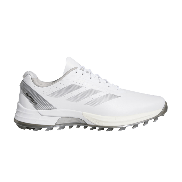 adidas Adizero ZG Spikeless Golf 'White Silver Metallic' — Cloud White/Grey Three/Silver Metallic