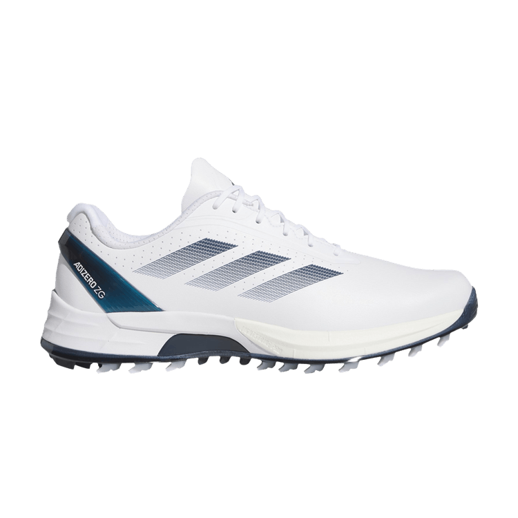 adidas Adizero ZG Spikeless Golf 'White Collegiate Navy' — Cloud White/Collegiate Navy/Zero Metallic