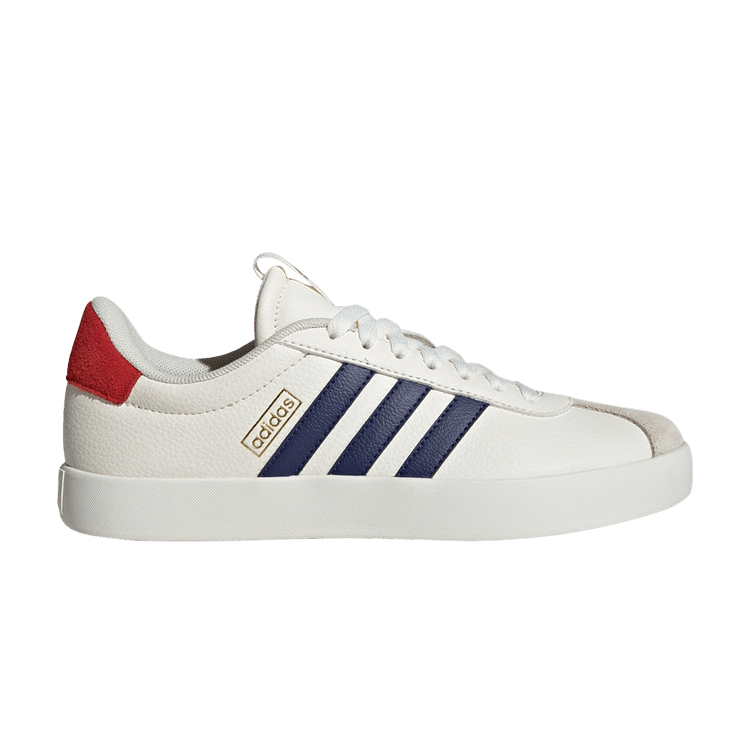Adidas Wmns VL Court 3.0 'Off White Dark Blue' — Off White/Dark Blue/Better Scarlet