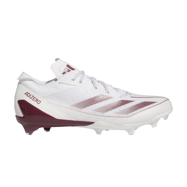 Adidas Adizero Electric 'White Team Maroon' — Cloud White/Team Maroon/Cloud White