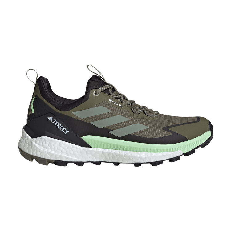 Adidas Terrex Free Hiker 2.0 Low GORE-TEX 'Olive Strata Silver Green' — Olive Strata/Silver Green/Core Black