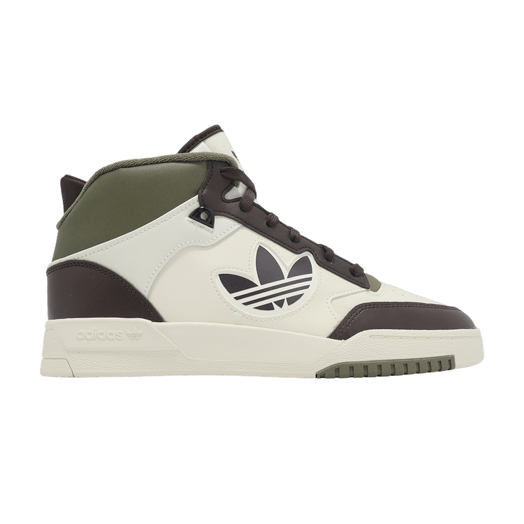 Adidas Drop Step XL 2.0 'Off White Brown Olive' — Off White/Dark Brown/Olive Strata