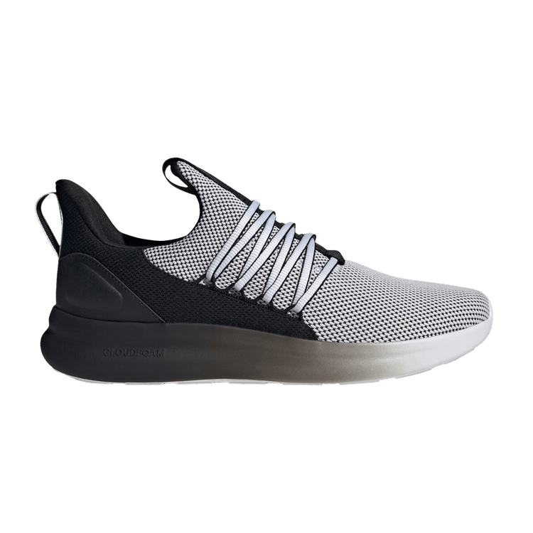 adidas Lite Racer Adapt 7.0 Wide 'White Black' — Cloud White/Core Black/Cloud White