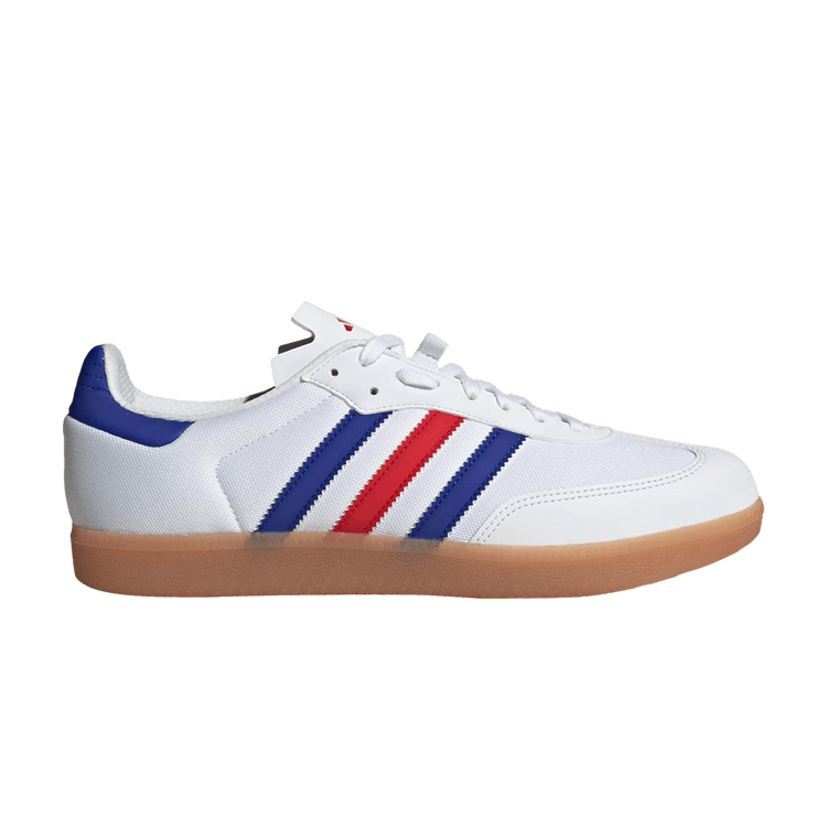 Adidas Velosamba Made With Nature 'White Lucid Blue Scarlet' — Cloud White/Lucid Blue/Better Scarlet