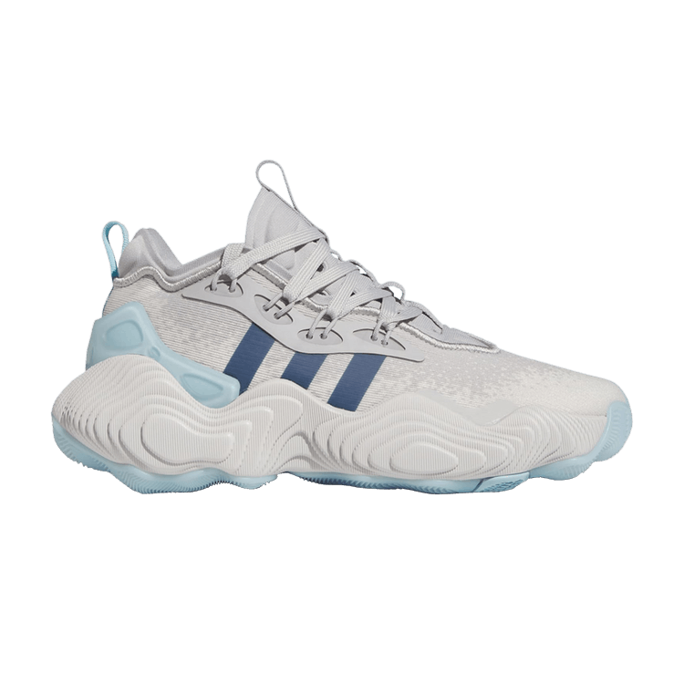 Adidas Trae Young 3 J 'Grey Preloved Ink' — Grey Two/Preloved Ink/Grey One