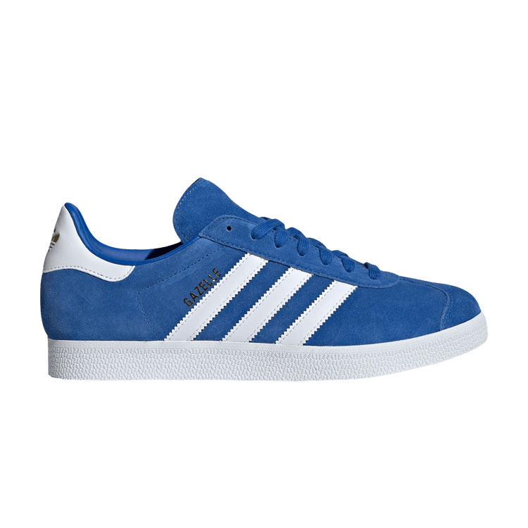 Leeds United FC x adidas Gazelle 'Away Kit' — Blue/Footwear White/Gold Metallic