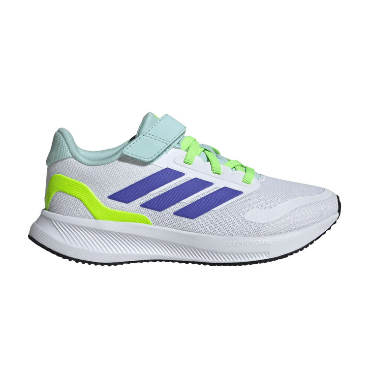 Adidas Runfalcon 5 C 'White Blue Lucid Lemon' — Cloud White/Cobalt Blue/Lucid Lemon